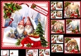 7x7 Christmas gnomes choice of five mini kit