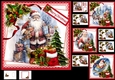 7x7 Christmas Santa choice of four mini kit