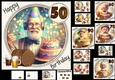 7x7 Golden oldies male birthday any age choice of five mini kit