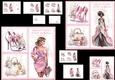7x7 Special wishes for a fabulous day pink choice of two mini kit
