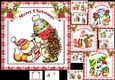 7x7 Christmas critters choice of four mini kit