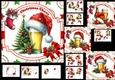 6x6 Christmas beer choice of four mini kit