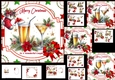 6x6 Christmas beer & wine choice of four mini kit