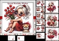 7x7 lady in red choice of four mini kit