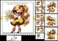 7x7 lady in yellow choice of four mini kit