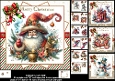 7x7 Whimsical Christmas choice of four mini kit