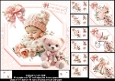 7x7 Sweet baby girl choice of four mini kit