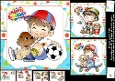 7x7 Sporty boy birthday fun 1 choice of three mini kit