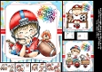 7x7 Sporty boy birthday fun 2 choice of three mini kit