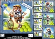 7x7 Grandpa loves tennis choice of four mini kit