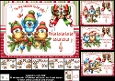 A Christmas bird song A5 landscape choice of four mini kit