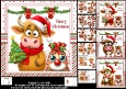 7x7 Mooey Christmas wishes 2 choice of four mini kit