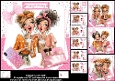 7x7 Quirky birthday girl friends choice of four mini kit