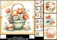 7x7 whimsical spring floral wishes 2 choice of four mini kit