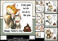 7x7 Special cat dad choice of four mini kit