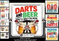 7x7 Dad is my name darts is my game choice of four mini kit