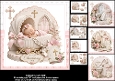 7x7 Sweet baby girl christening choice of four mini kit