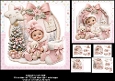 7x7 baby girls first Christmas choice of two mini kit