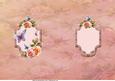 Shimmering Roses and Butterflies Insert