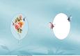Butterflies & Roses Verse Blue Insert