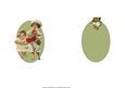 Vintage Christmas Carolers Insert