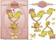 Giraffes in Love Wedding/anniversary Decoupage