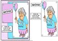 Ethel Knows About Middle Age Quick Card