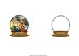 Vintage Nativity Snowglobe Insert