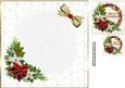 8x8 Christmas Flowers Insert Plate