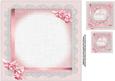 8x8 New Baby Girl with Lace and Pearls Insert Plate