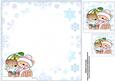 8x8 Mistletoe Kisses for Christmas Insert Plate