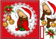 8x8 Traditional Christmas Snuggle Bear