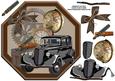 8x8 Octagon Shaped Vintage Traveler