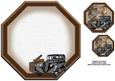 8x8 Octagon Shaped Vintage Traveler Insert Plate