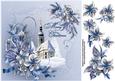 8x8 Snowy Church with Winter Flowers 1