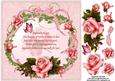 8x8 Circle of Roses with Verse