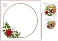 8x8 Vintage Westy with Poinsettia Christmas Insert Plate