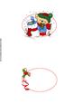 Teddy Made a Snowman with Verse Insert