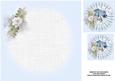 8x8 Ice Blue Christmas Insert Plate