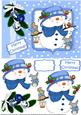 The Snowmans Carol Blue