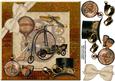8x8 One for the Men Vintage Steampunk