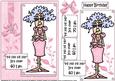 Stella Hi Ho Hi Ho It's Ove 60 or 70 I Go Pink Quick Card