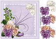 8x8 Antique Roses and Pearls