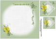 8x8 Daffodils for Easter or St Davids Day Insert Plate