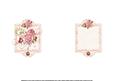 Shabby Chic Vintage Roses and Butterflies Insert