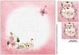 8x8 Butterflies Swans and Roses Insert Plate