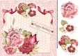 8x8 Shabby Chic Vintage Roses Mini Kit