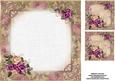 8x8 Vintage Roses for Mothers Day Insert Plate