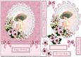 Vintage Lady in Lace and Pearl Frame for Mum