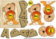 No1 Dad Over the Edge Orange and Gold